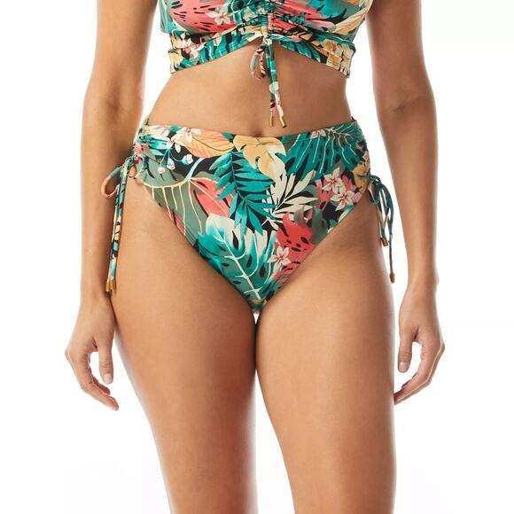 Coco Reef Bikini Bottom Inspire Shirred High Waist Passion Flower - Picture 1 of 6